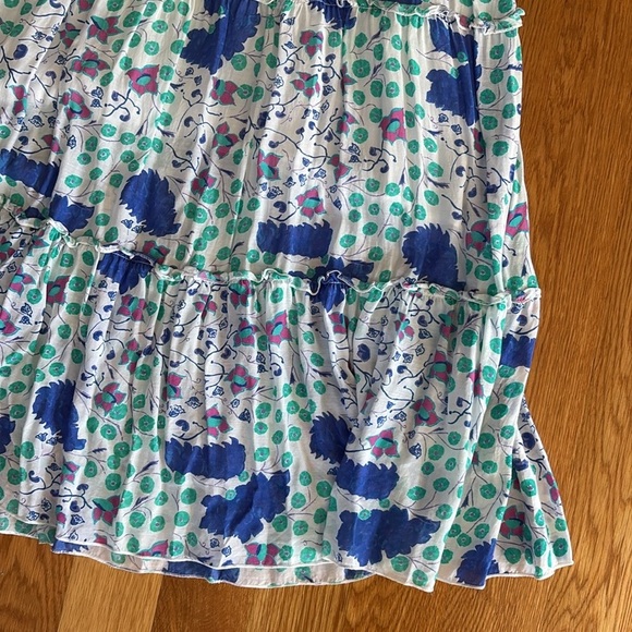 Oliphant tiered midi dress by tuckernuck small high neck flowy and soft sundress - Picture 7 of 16